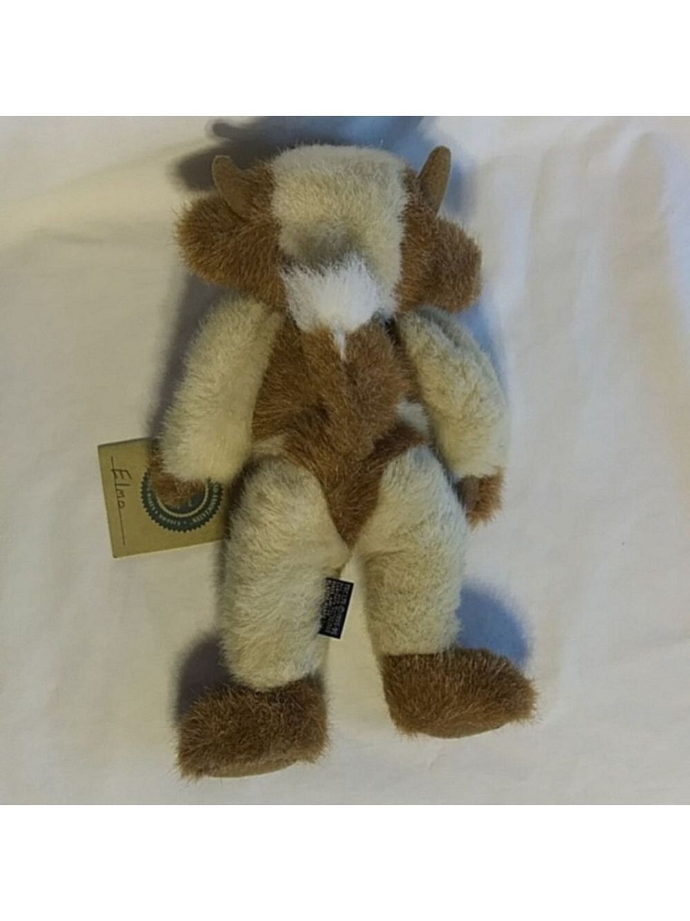 J.B. Bean Collectible Plush Toy Cream/Brown 10" - Picture 3 of 8